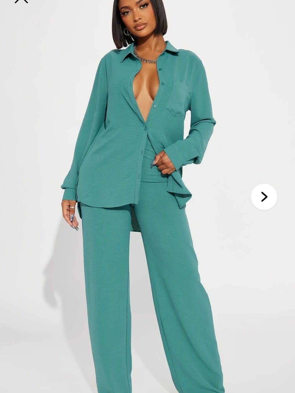 NWT Fashion Nova Mckenzie Pants Set (L)